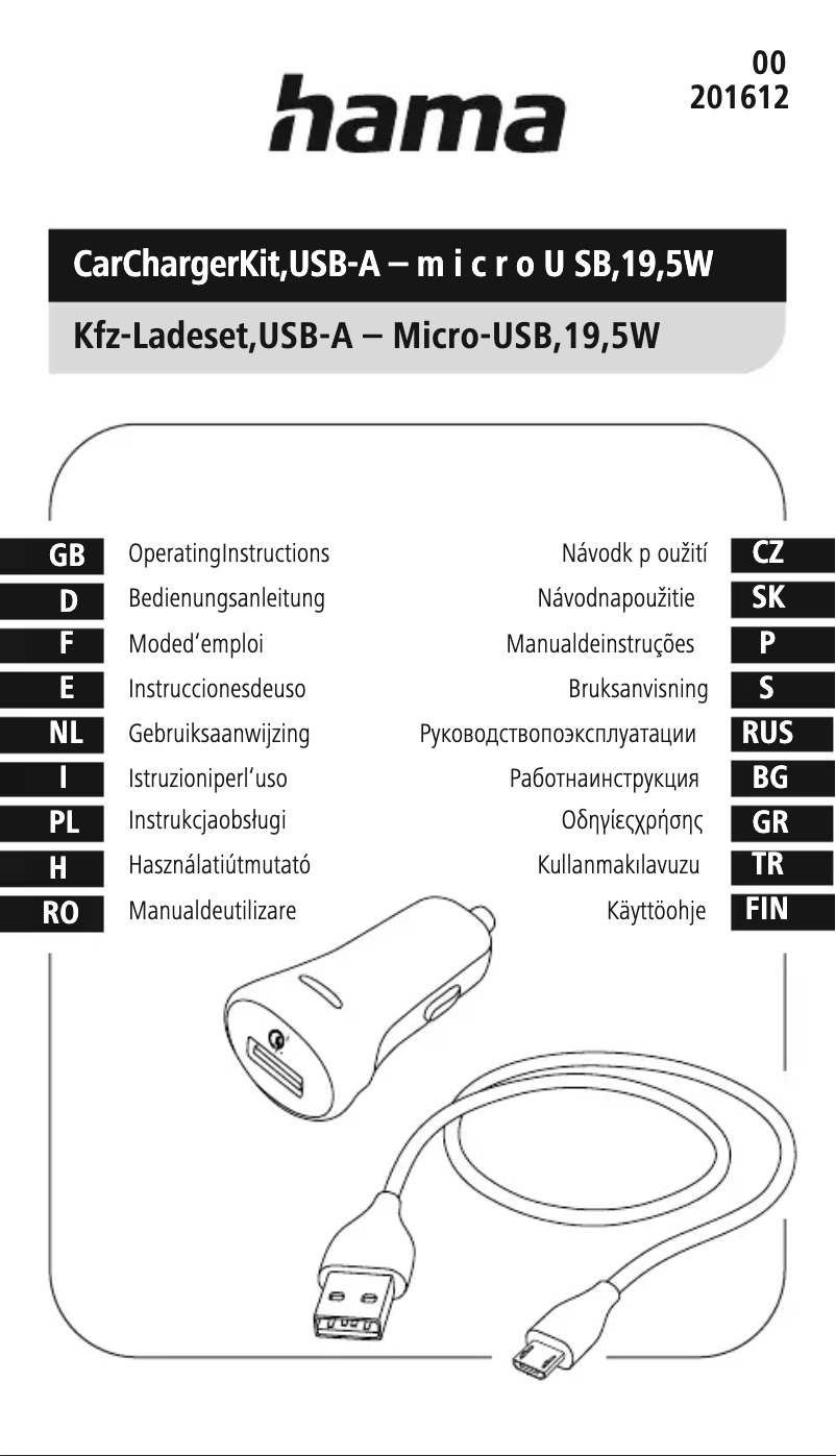 Página 1 del manual Manual de usuario Hama 201612