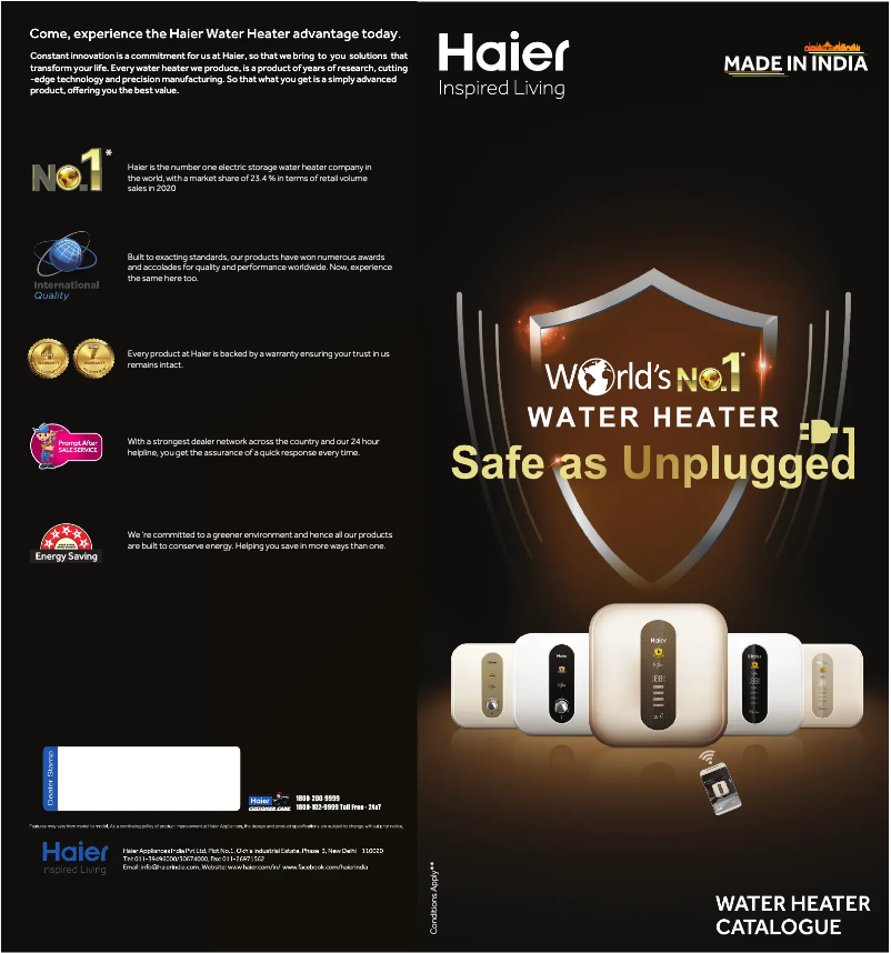 Page 1 de la notice Manuel utilisateur Haier ES 25V-SD