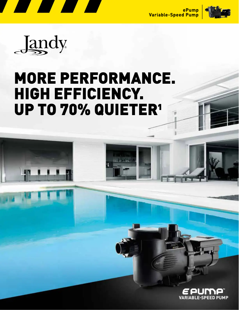 Page n°1 - Brochure JANDY ePump + SVRS