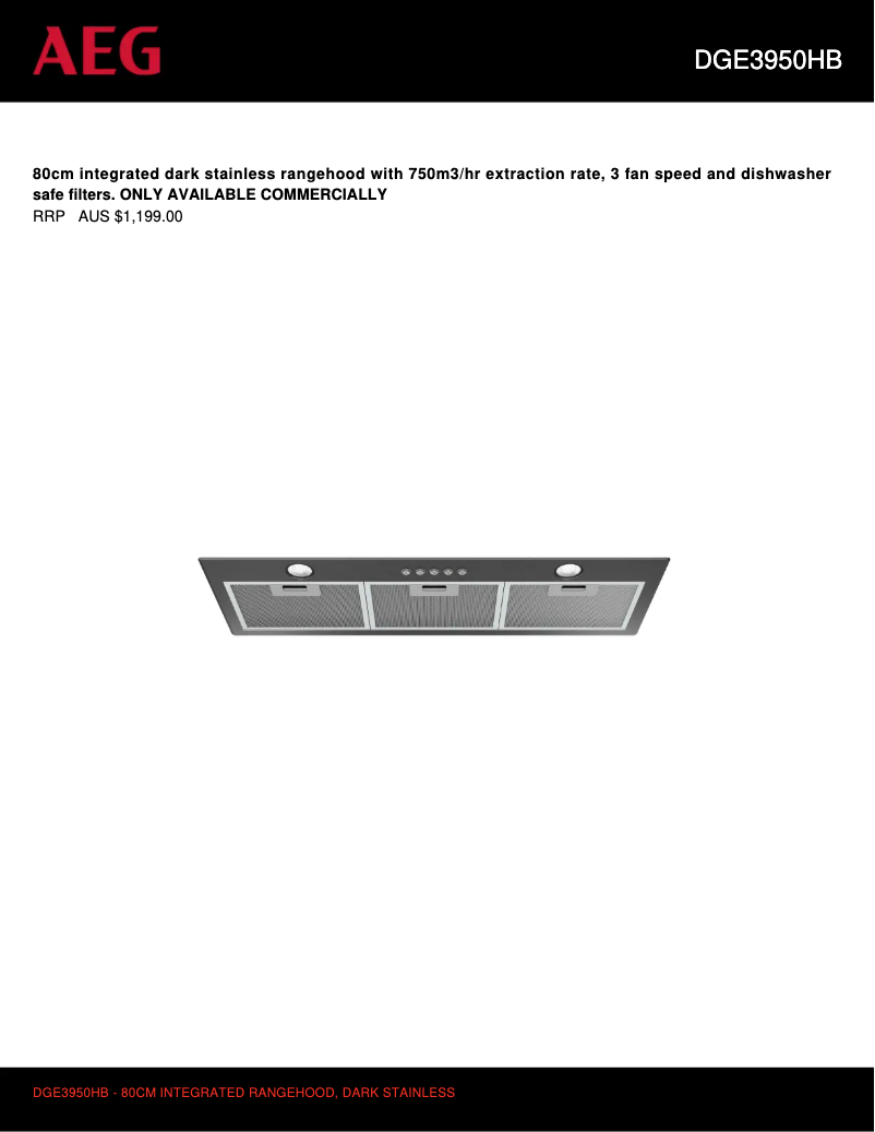 Imagen de la primera página del manual del dispositivo DGE3950HB