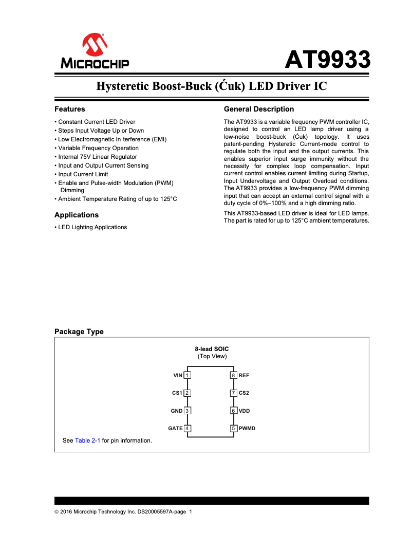 Image de la première page du manuel de l'appareil AT9933