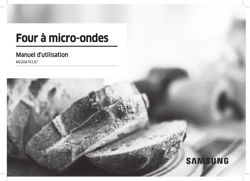 Page n°1 - Manuel utilisateur Samsung MG20A7013CT