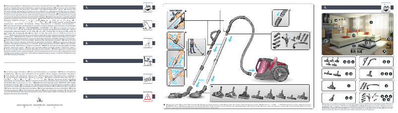 Page 1 de la notice Manuel utilisateur Tefal Silence Force TW7260