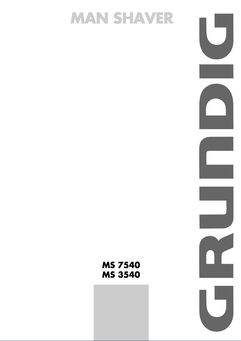 Page 1 de la notice Manuel utilisateur Grundig MS 7540