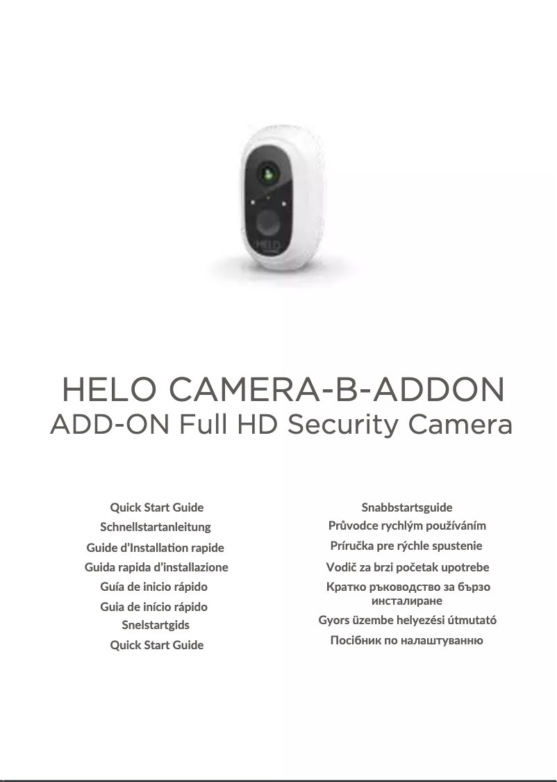 Image de la première page du manuel de l'appareil CAMERA-B-ADDON