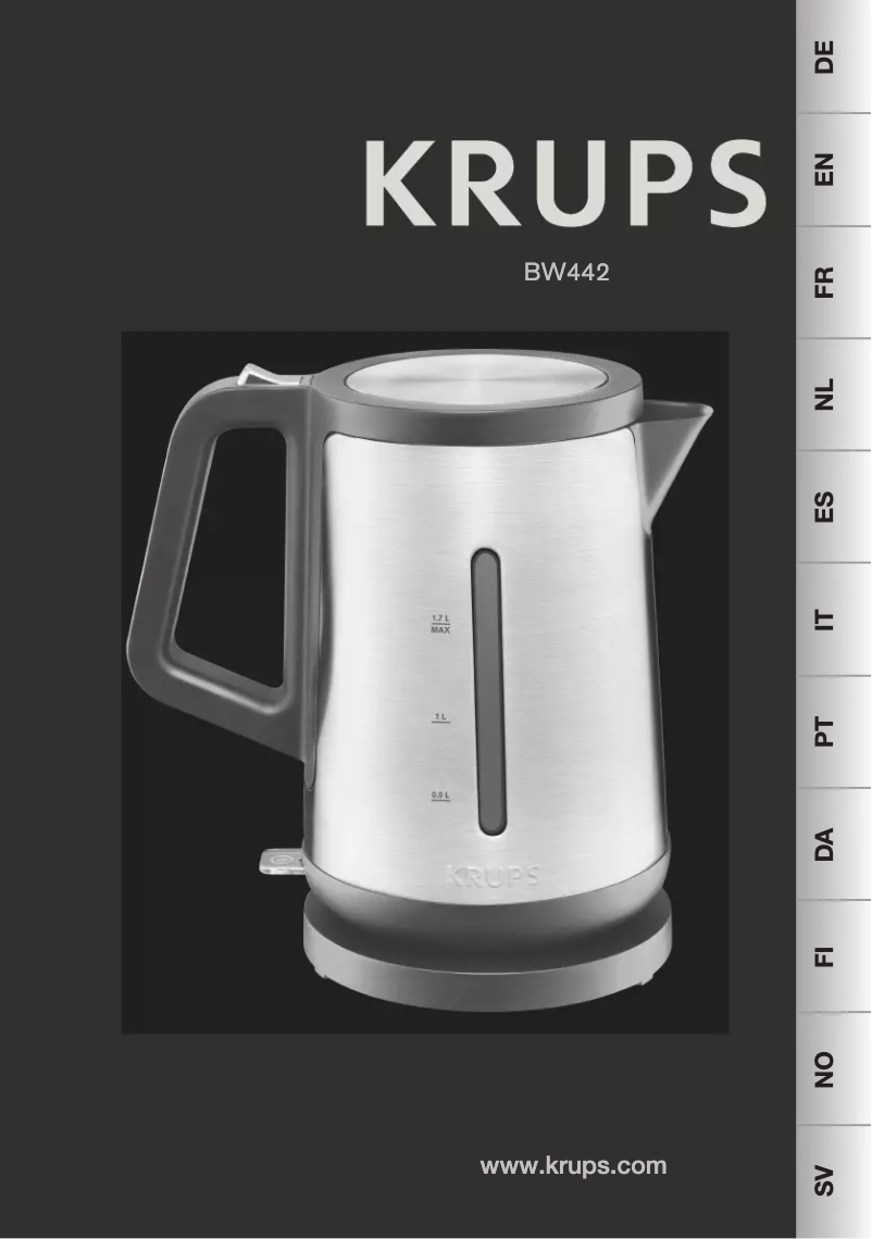 Page 1 de la notice Manuel utilisateur Krups Control Line BW442D