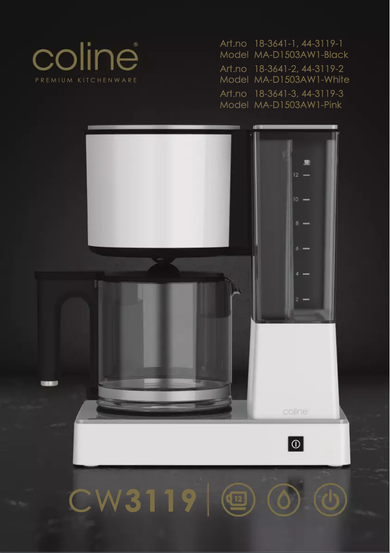 Página 1 del manual Manual de usuario Coline CW3119