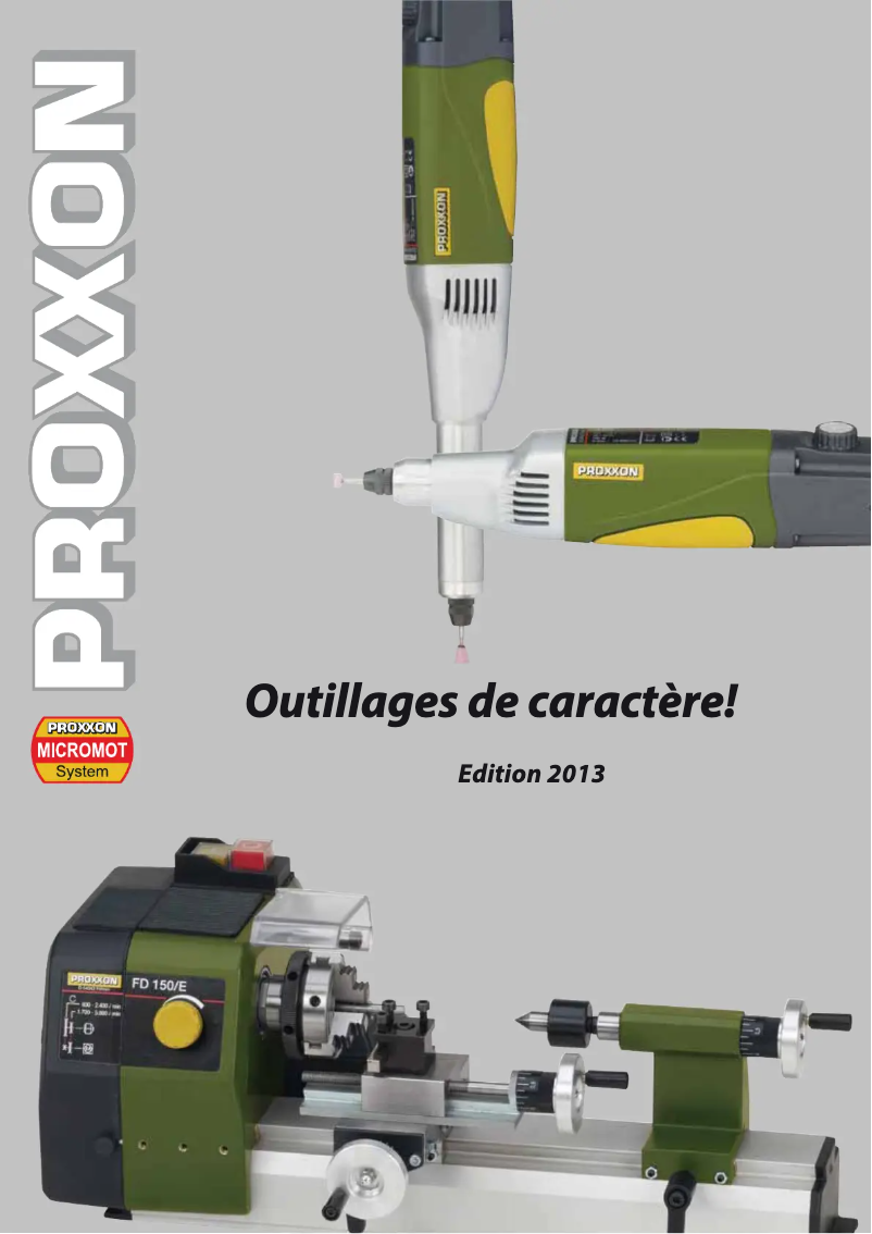 Página 1 del manual Manual de usuario Proxxon DS 460