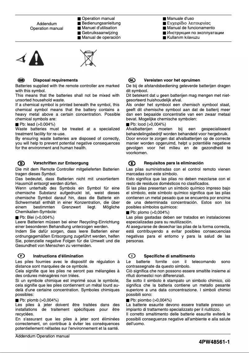 Page 1 de la notice Manuel utilisateur Daikin BRC7F530W