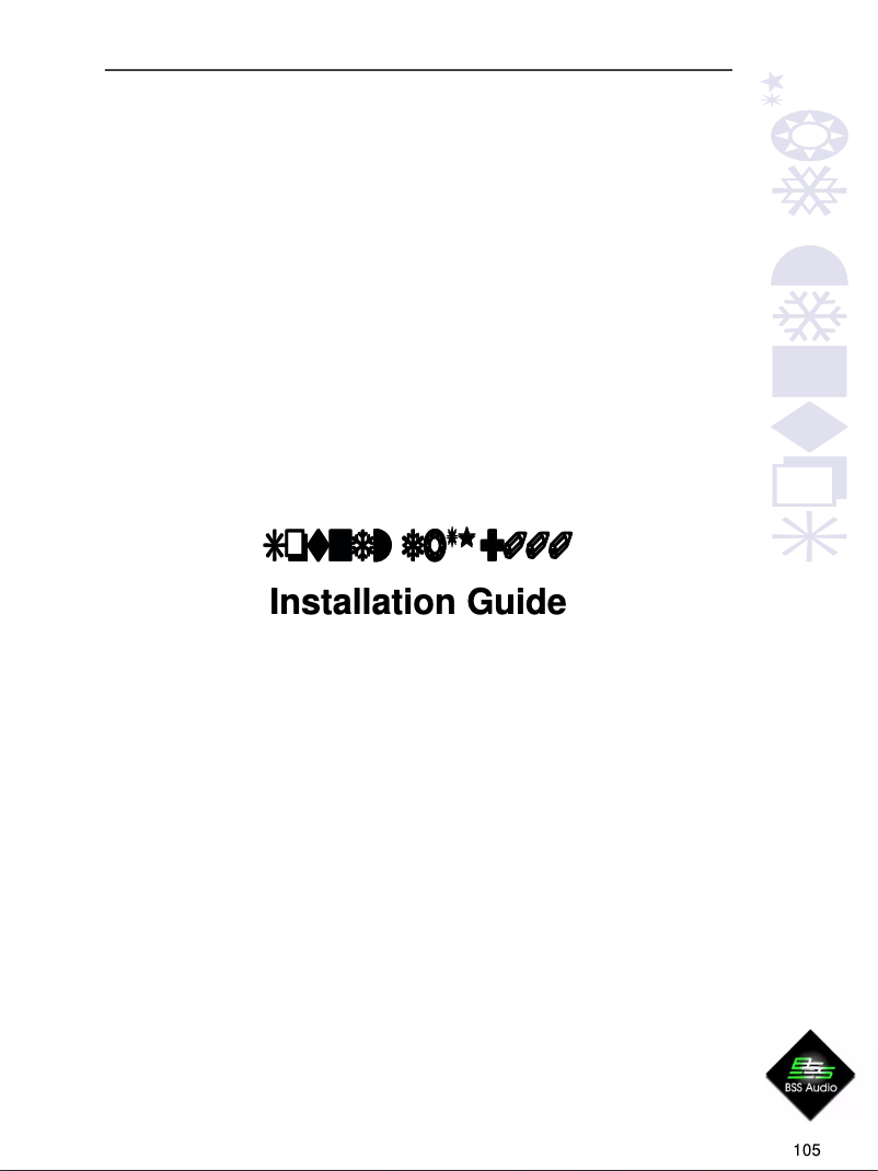 Image de la première page du manuel de l'appareil Soundweb 9000