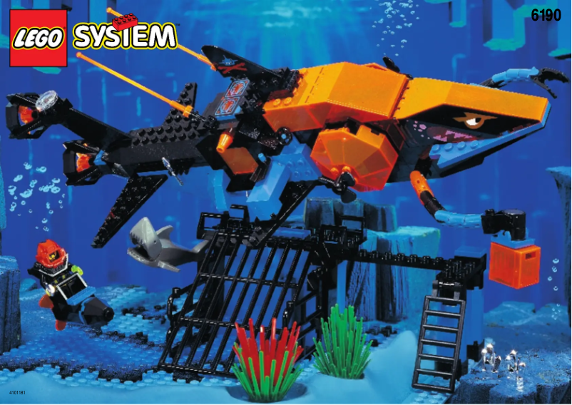 Page 1 de la notice Manuel utilisateur Lego AQUASHARK BASE