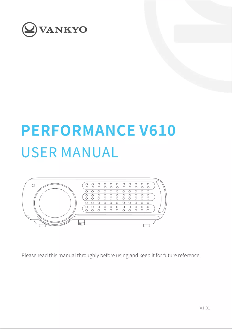 Page n°1 - Manuel utilisateur Vankyo Performance V610