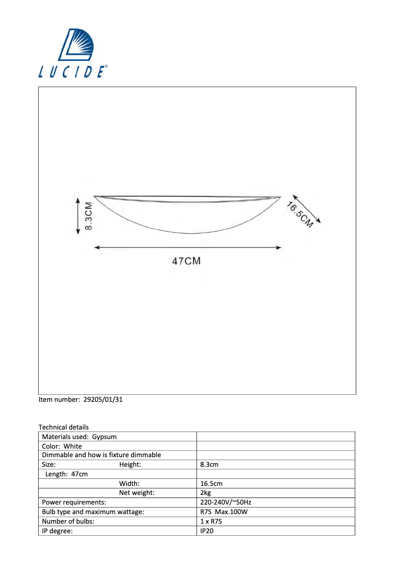 Image de la première page du manuel de l'appareil Blanko 29205/01/31