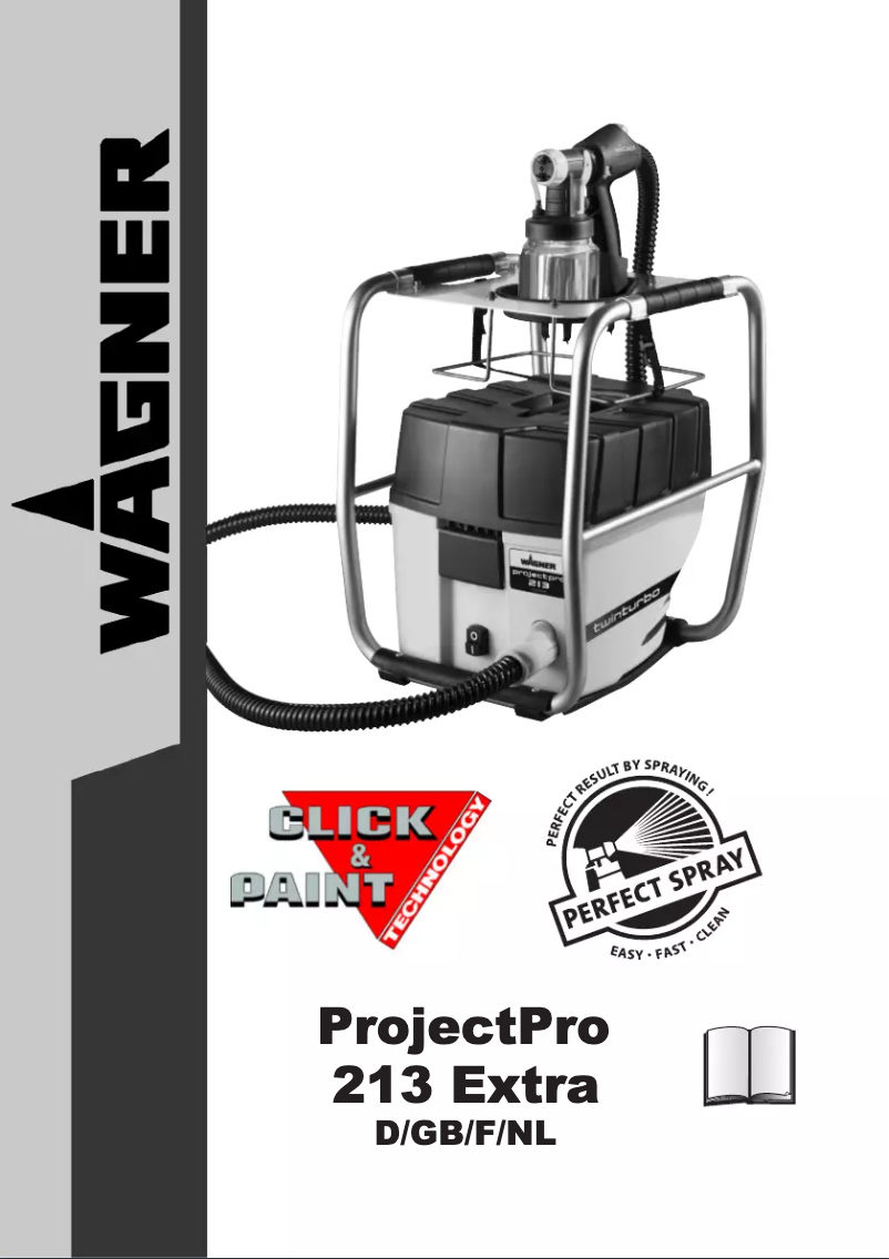 Page 1 de la notice Manuel utilisateur Wagner ProjectPro 213 Extra