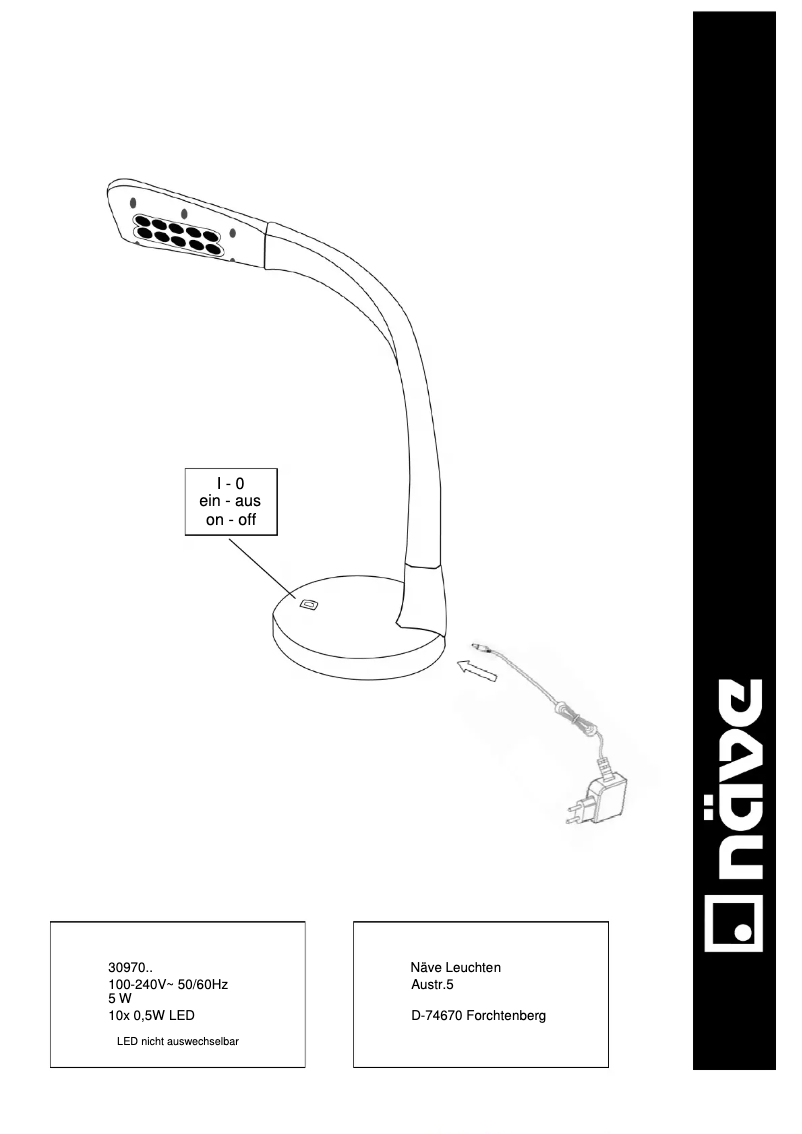 Page n°1 - Manuel utilisateur Näve Jim