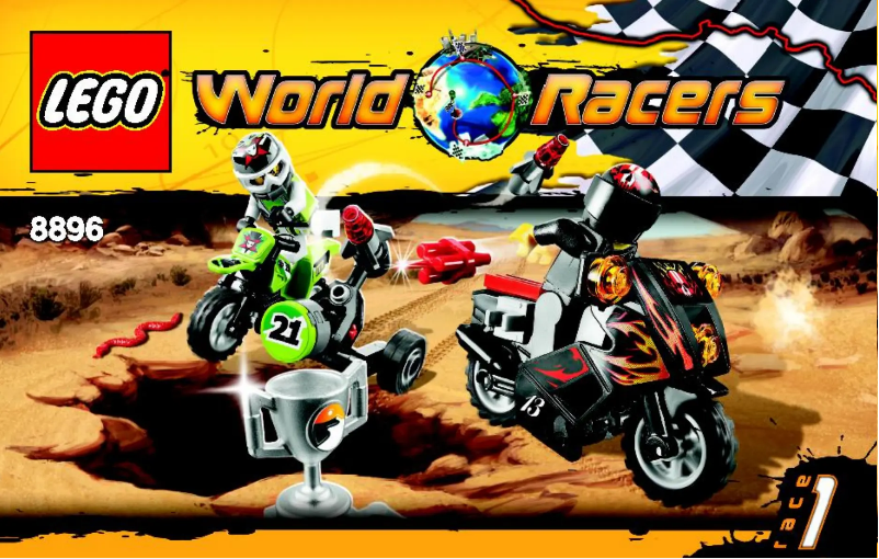 Page 1 de la notice Manuel utilisateur Lego Racers 8896