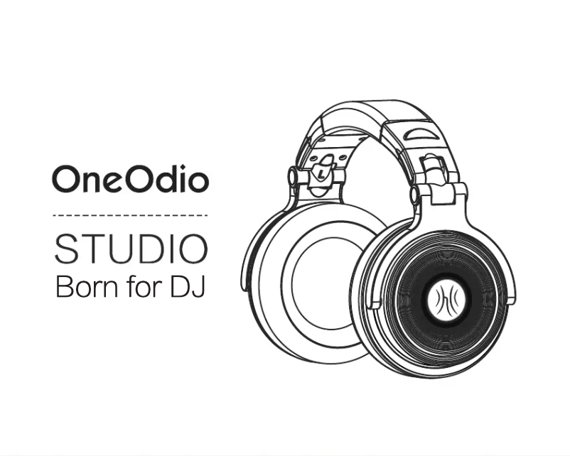 Page 1 de la notice Manuel utilisateur OneOdio Studio Born for DJ