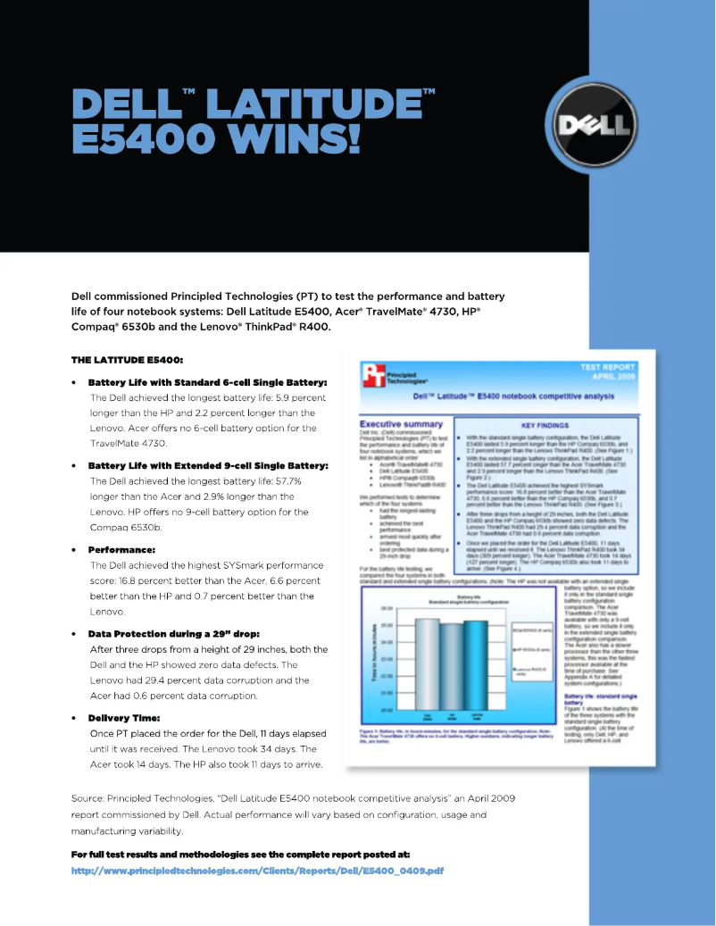 Page n°1 - Manuel utilisateur Dell Latitude E5400