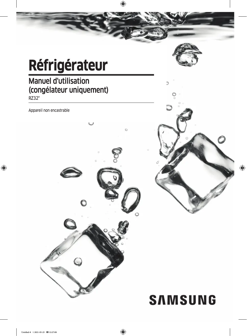 Page 1 de la notice Manuel utilisateur Samsung RZ32M7125SA