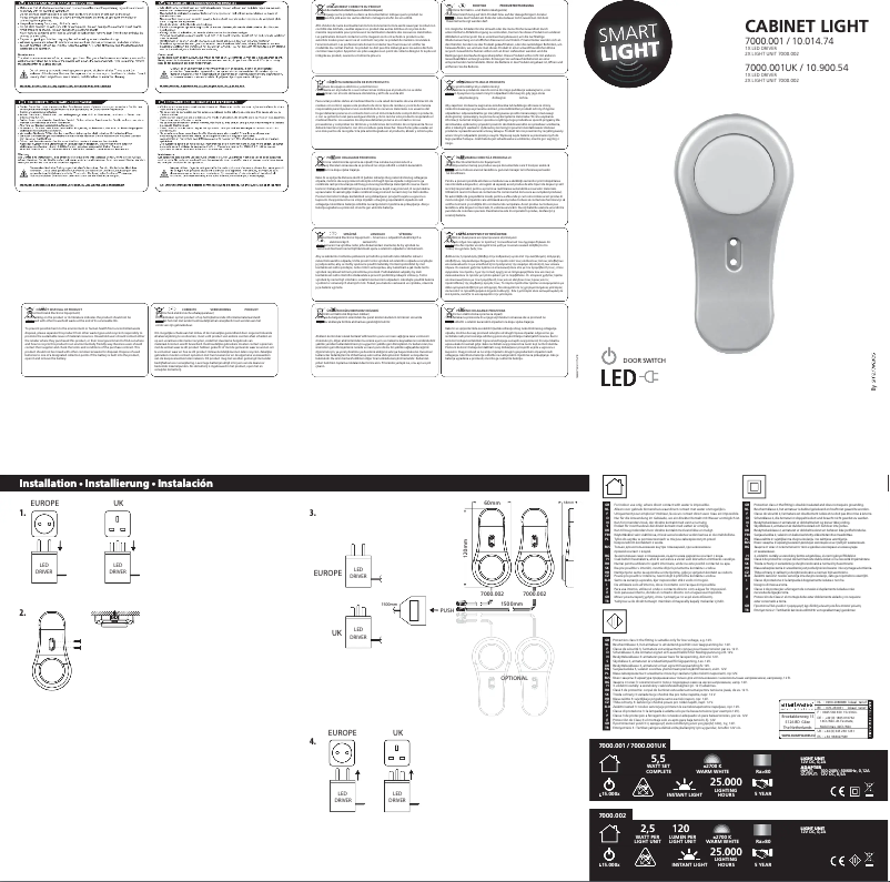 Page n°1 - Manuel utilisateur Smartwares 10.900.54