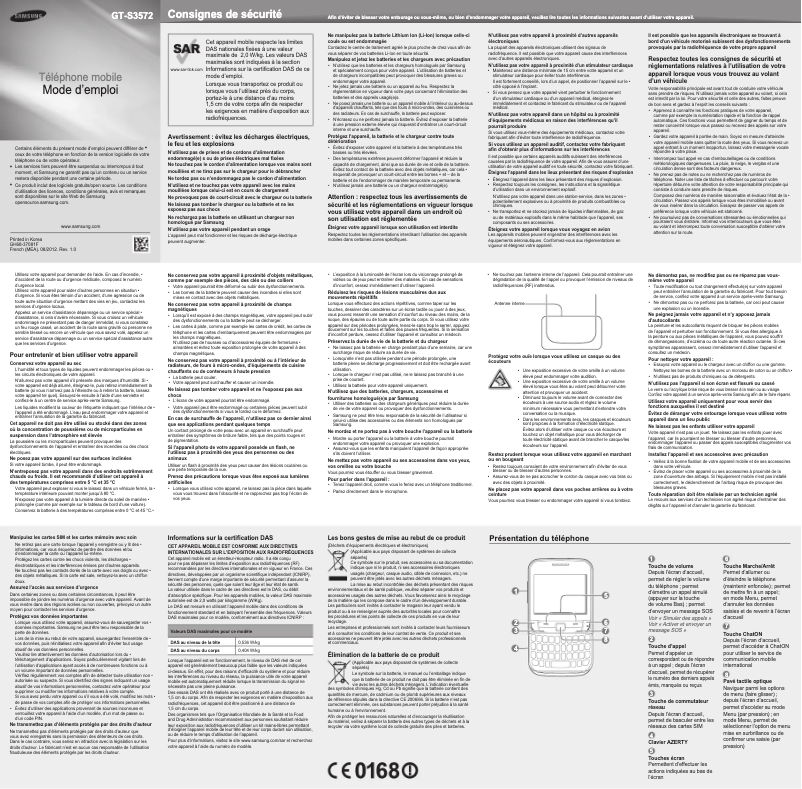 Página 1 del manual Manual de usuario Samsung Chat 357 Duos