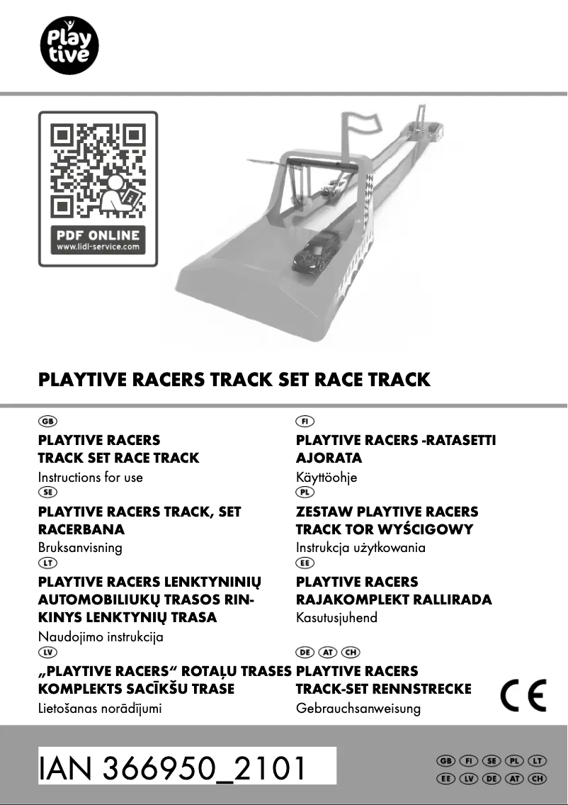 Page 1 de la notice Manuel utilisateur Playtive IAN 366950