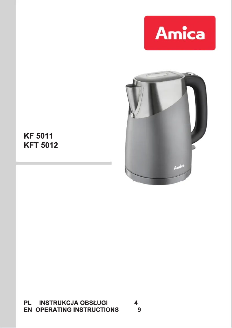 Image de la première page du manuel de l'appareil KF 5011