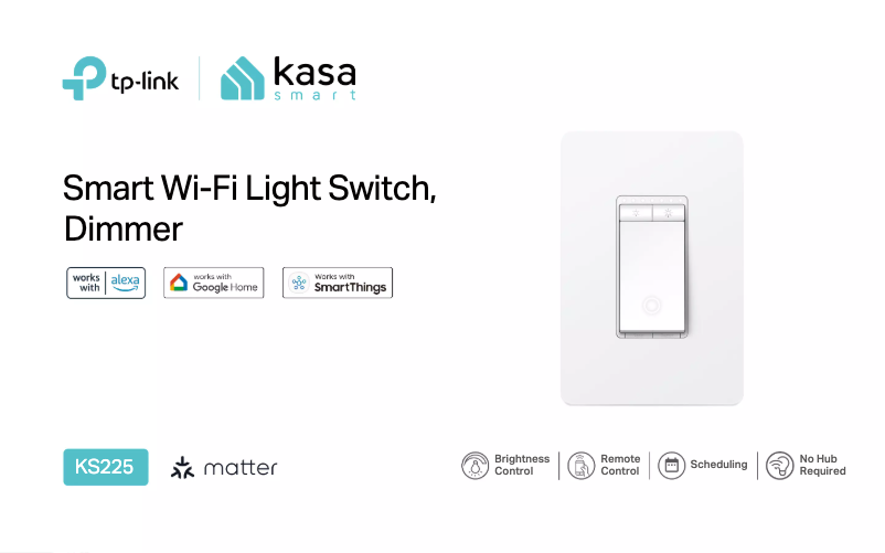Page n°1 - Fiche technique TP-Link Kasa Smart KS225
