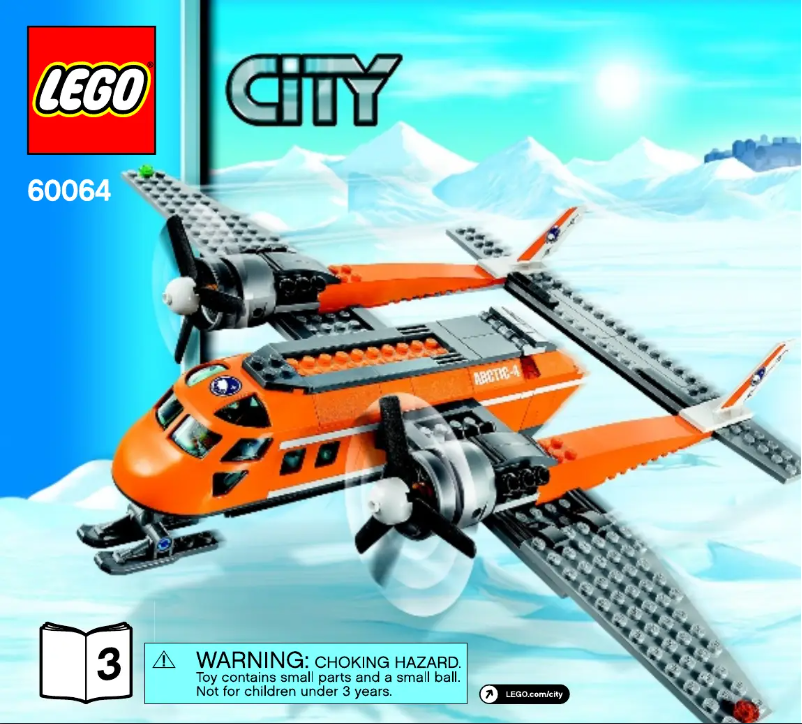Page 1 de la notice Manuel utilisateur Lego City 60064