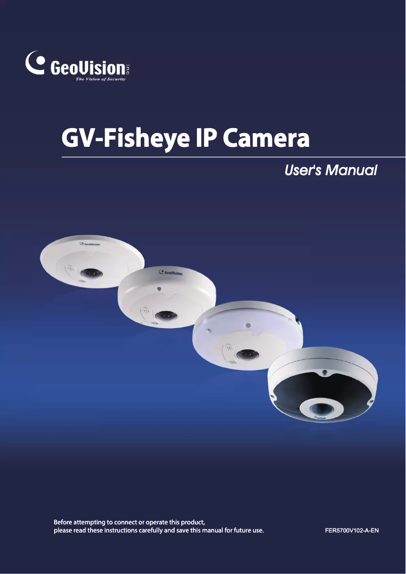 Página 1 del manual Manual de usuario Geovision GV-FER5700