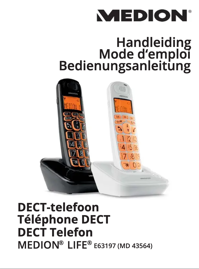 Image de la première page du manuel de l'appareil LIFE E63197 (MD 43564)