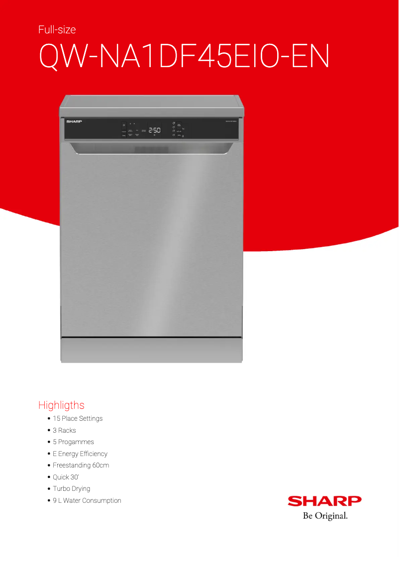 Image de la première page du manuel de l'appareil QW-NA1DF45EIO-EN