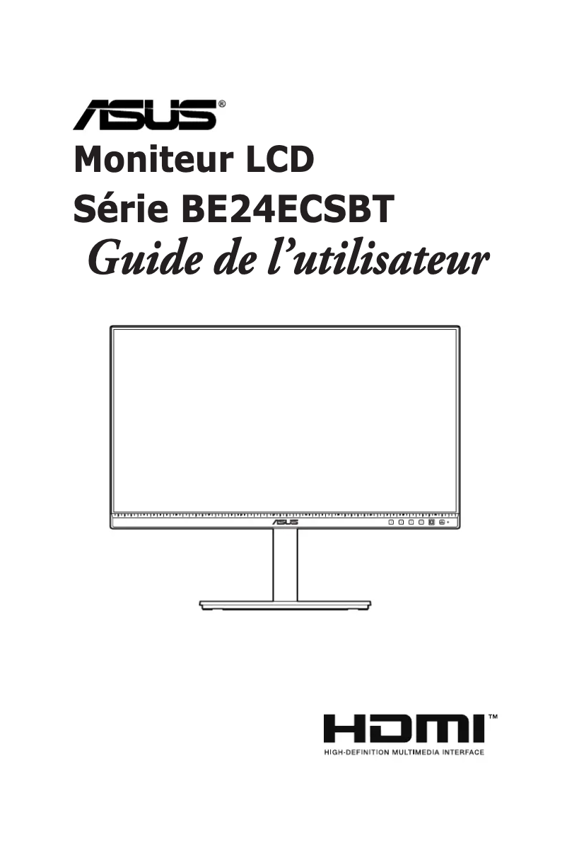 Page 1 de la notice Manuel utilisateur Asus BE24ECSBT