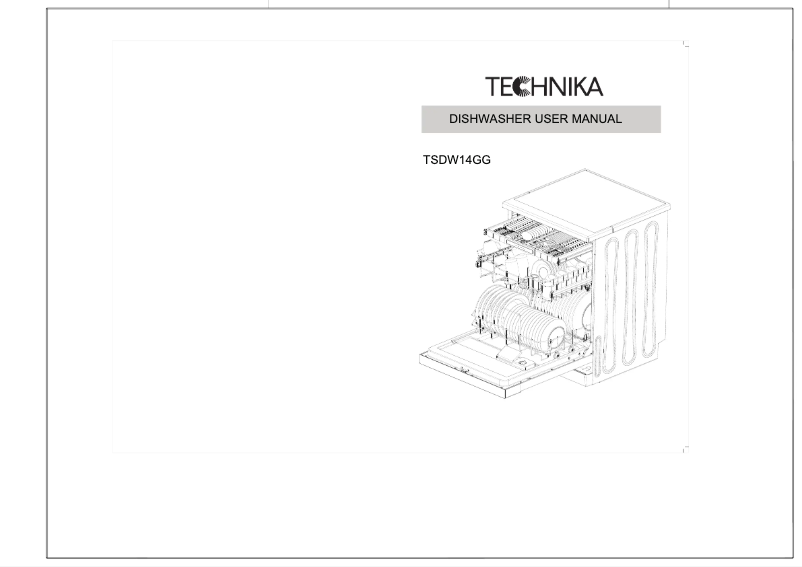 Page 1 de la notice Manuel utilisateur Technika TSDW14GG