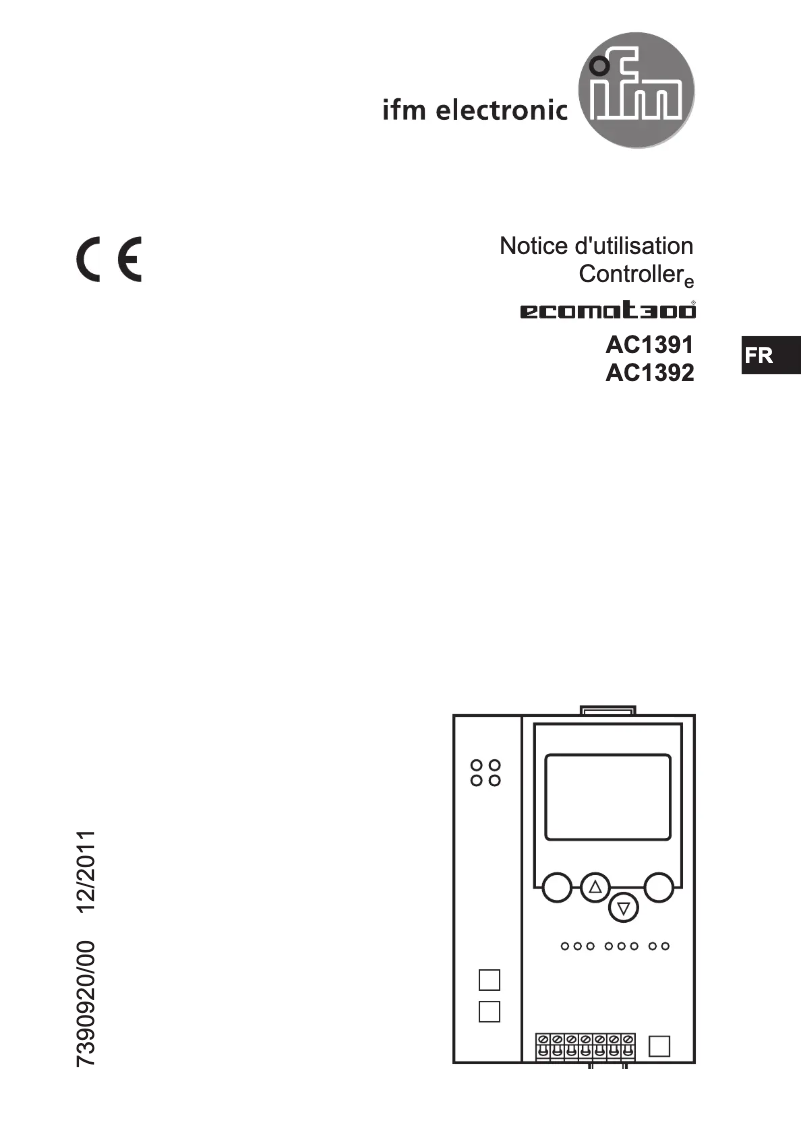 Image de la première page du manuel de l'appareil AC1392