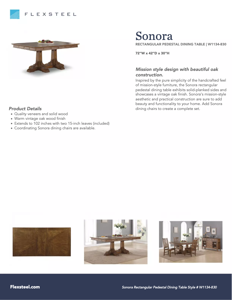 Image de la première page du manuel de l'appareil Sonora W1134-830