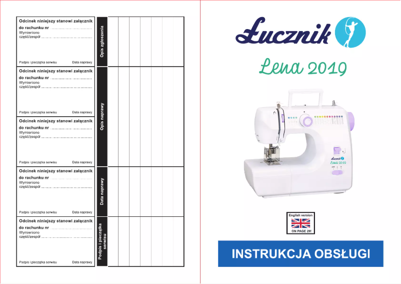 Page n°1 - Manuel utilisateur Łucznik Lena 2019
