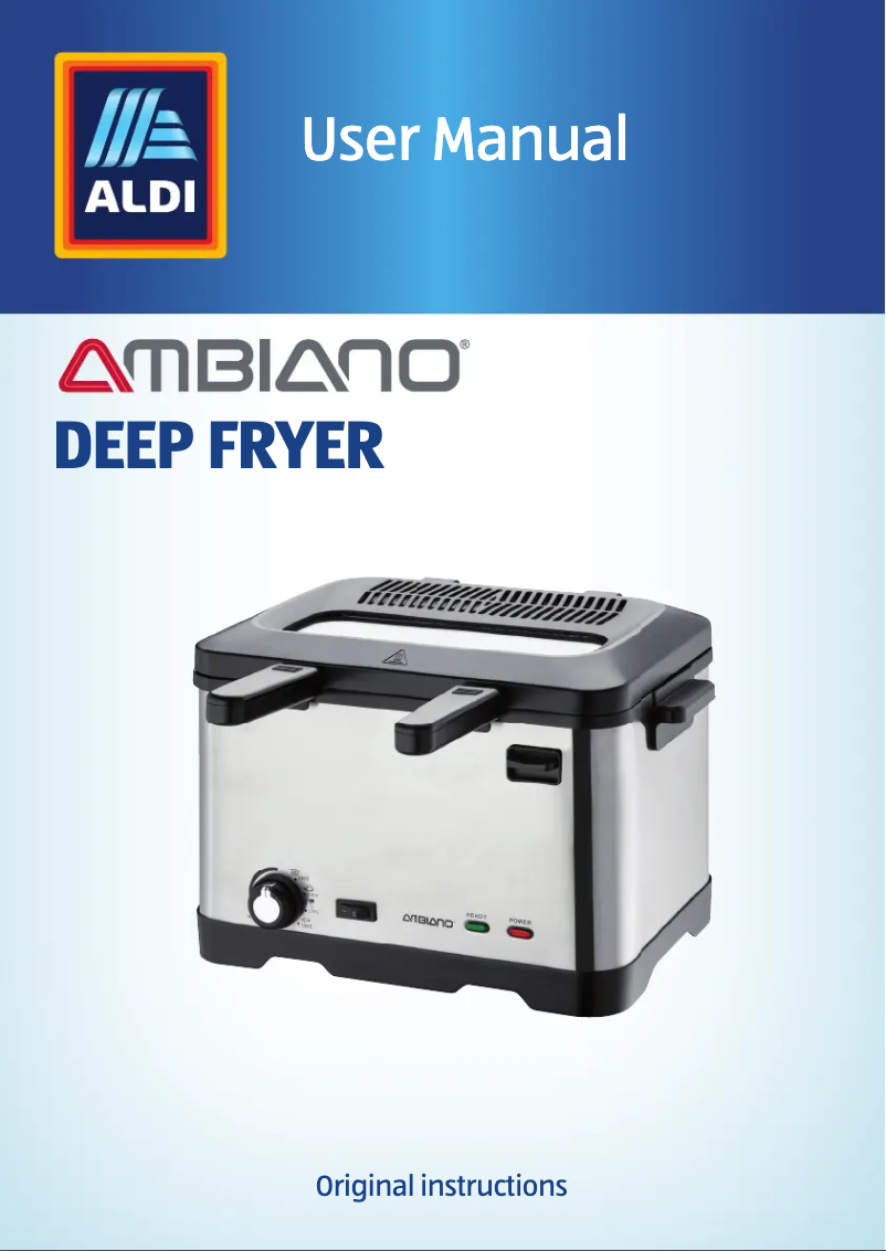 Page 1 de la notice Manuel utilisateur Ambiano GT-DFK3-02-UK