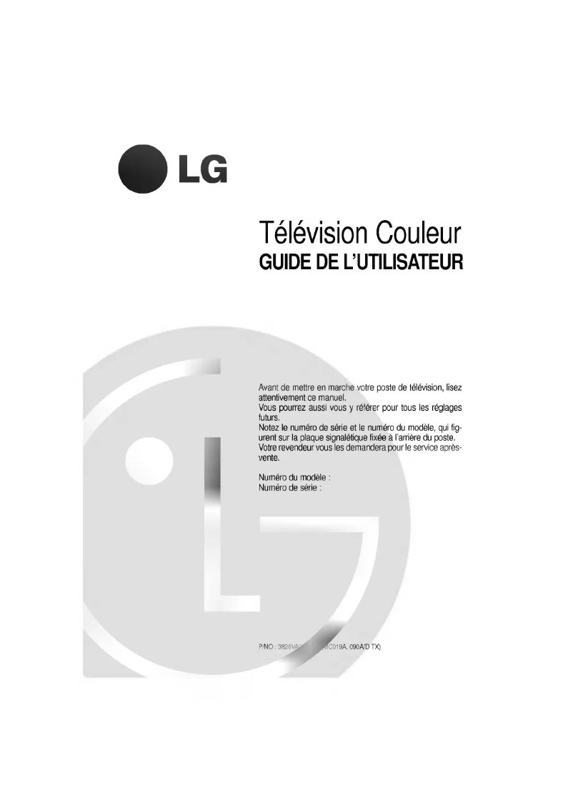 Página 1 del manual Manual de usuario LG RT-20CA80VE