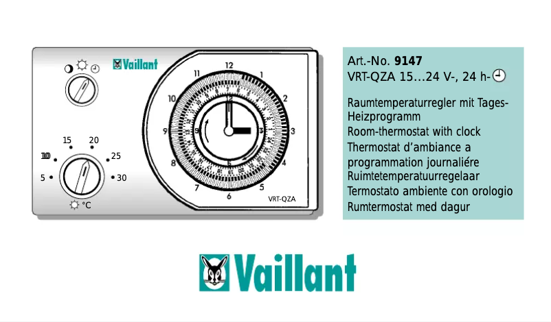 Image de la première page du manuel de l'appareil VRT-QZA15