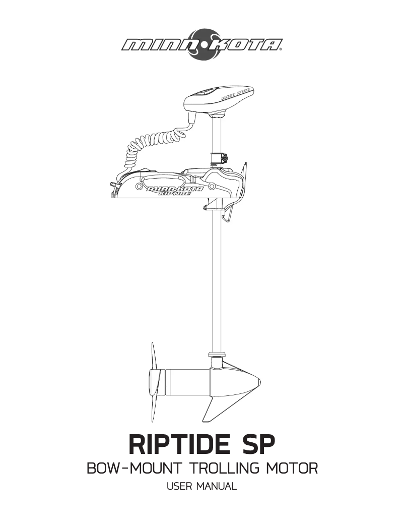 Page 1 de la notice Manuel utilisateur Minn Kota Riptide SP