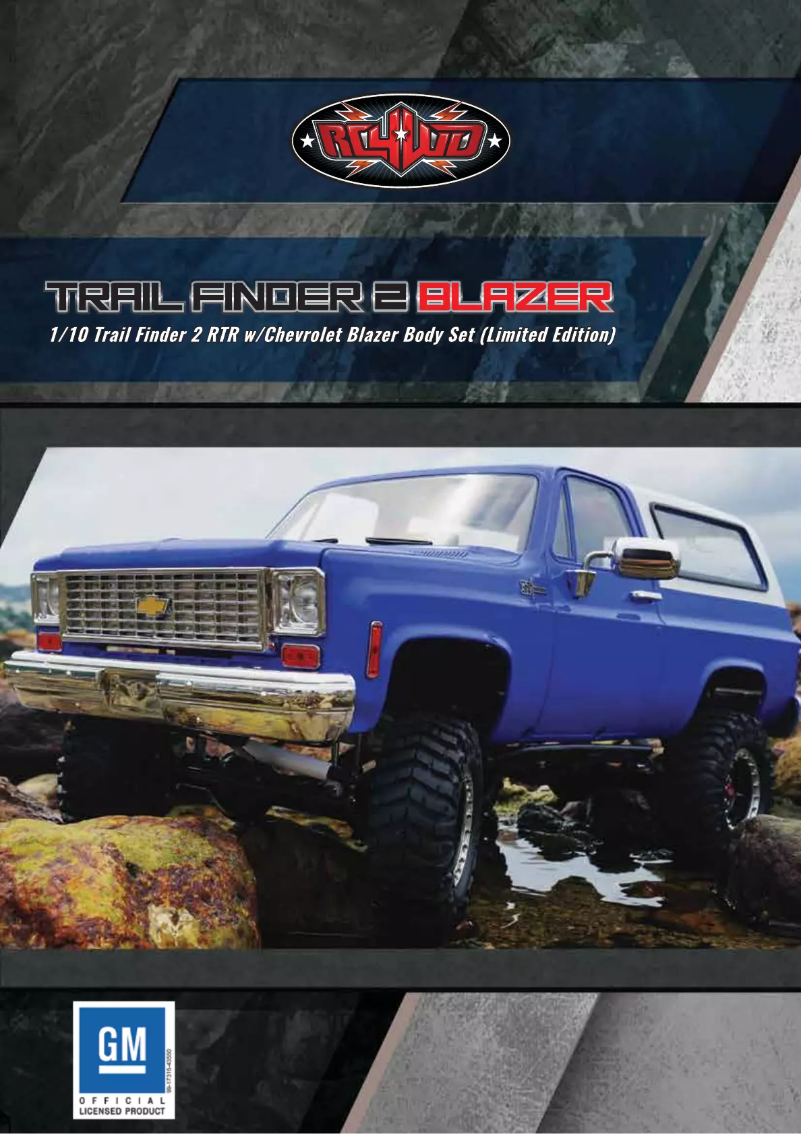 Page 1 de la notice Manuel utilisateur RC4WD Z-RTR0035