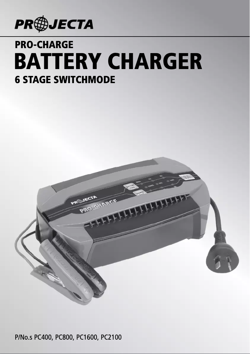 Image de la première page du manuel de l'appareil PC1600