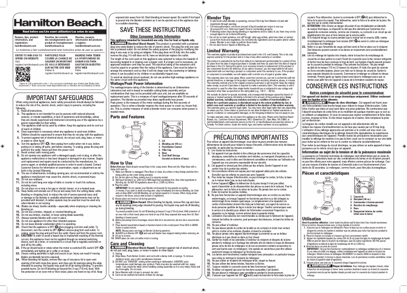 Image de la première page du manuel de l'appareil 50181F