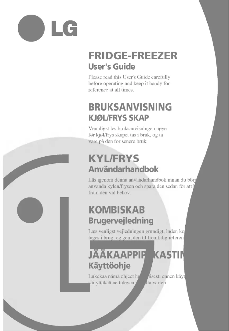 Image de la première page du manuel de l'appareil GR-429QXJA