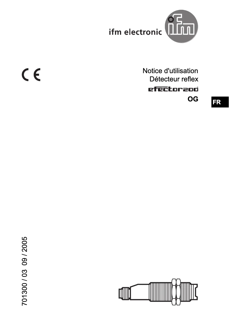 Page n°1 - Manuel utilisateur IFM OG5118