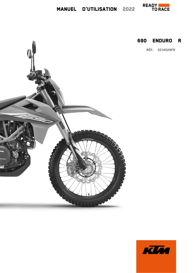 Imagen de la primera página del manual del dispositivo 690 Enduro R (2022)