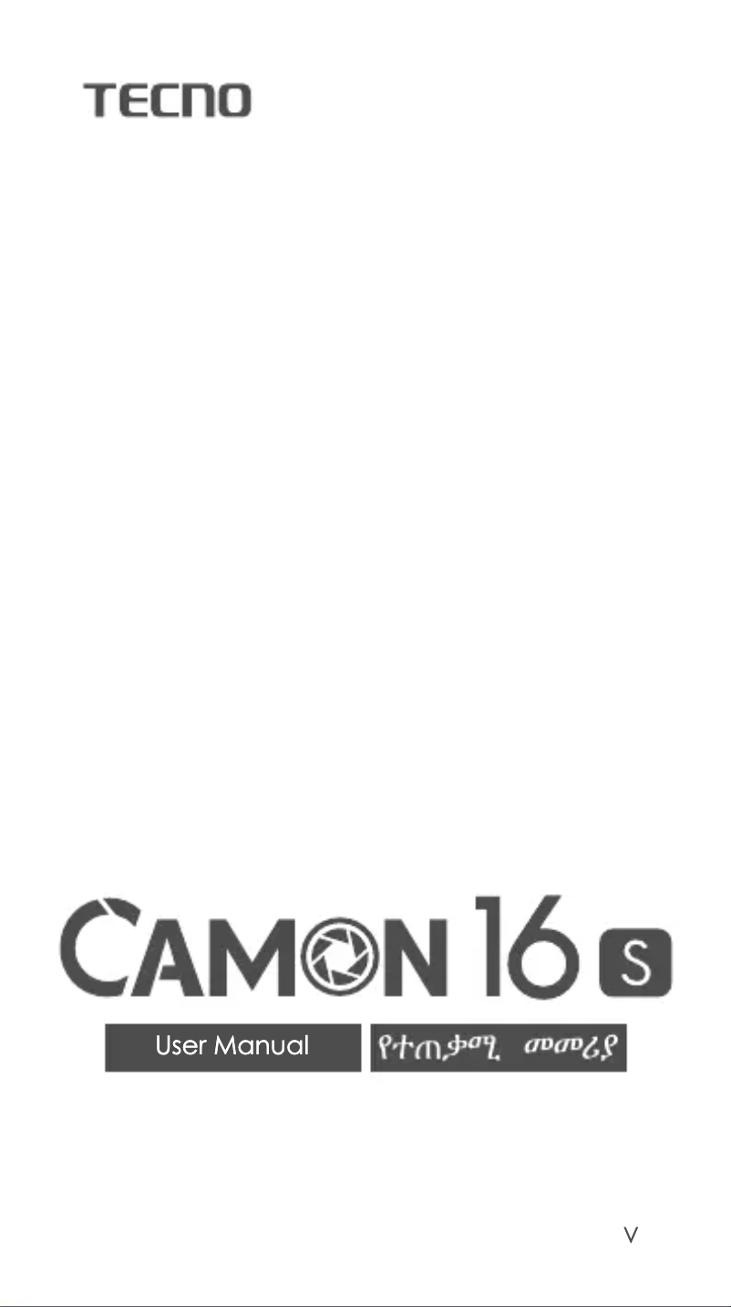 Page 1 de la notice Manuel utilisateur Tecno Camon 16 S