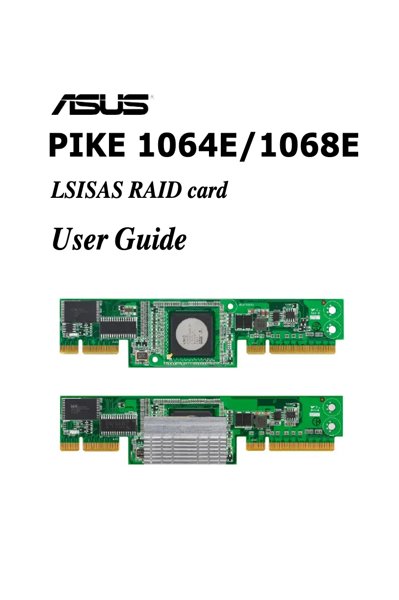 Page 1 de la notice Manuel utilisateur Asus PIKE 1068E