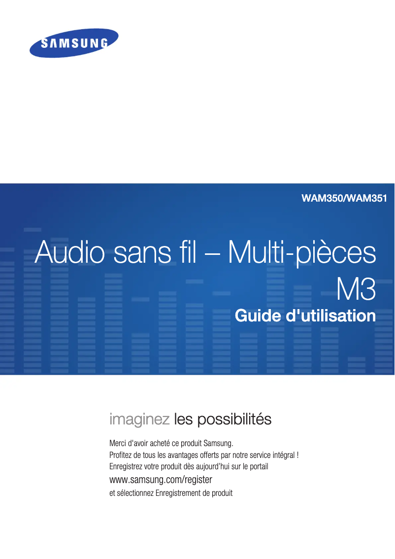 Page 1 de la notice Manuel utilisateur Samsung WAM350